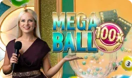 Mega Ball by Evolution – Slots Charm Casino